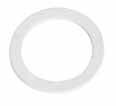 JOINT PLAT ISO63 NYLON BLANC