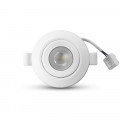 Spot encastré LED Miidex Carat II 7W 3000K 530lm blanc orientable