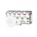 Led 9w bulb e27 4000k boite pack de 5