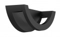Applique LED Aric Curva IP65 10W 3000K 450lm noir