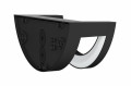 Applique LED Aric Curva IP65 10W 3000K 450lm noir
