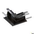 48v track, connecteur 90°, pour rail encastré profond, gauche, noir