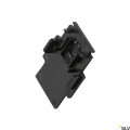 48v track, embout pour rail encastré, noir