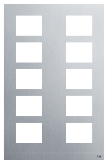 Platine 2/5 audio aluminium