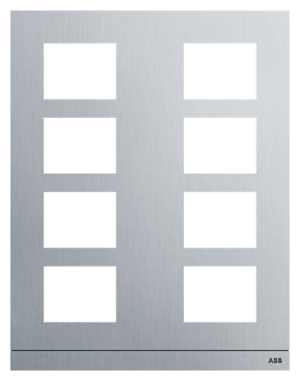 Platine 2/4 audio aluminium