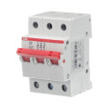 Interrupteur modulaire (e200) 3 pôles 100a levier rouge