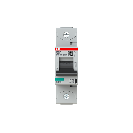S800p disjoncteur modulaire - 1p - 125a - courbe c - 50ka