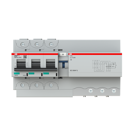 Disjoncteur différentiel ds800p 3p - 125a - cbe d - 300ma - type a