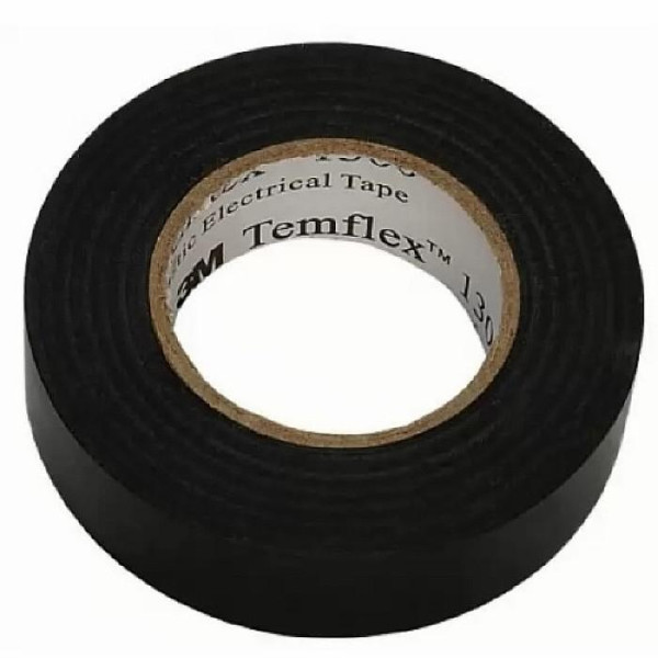 3m temflex 1300 ruban d'isolation électrique 20m x 19mm noir - 3M - 59732