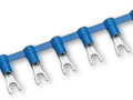 Repère de câbles à fixation par collier type mg-etf 20 x 26 bleu