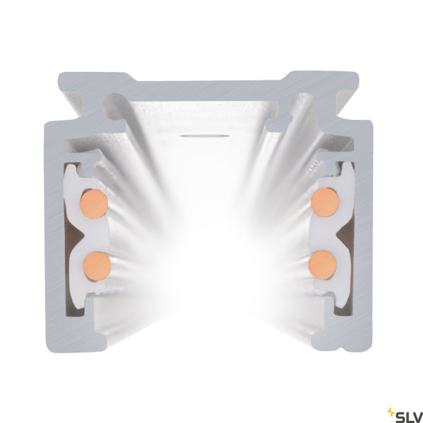 48v track, rail en saillie 4m, blanc, dali