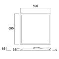 Start panel backlit 600 ugr19 36w 3600lm 840 lilo