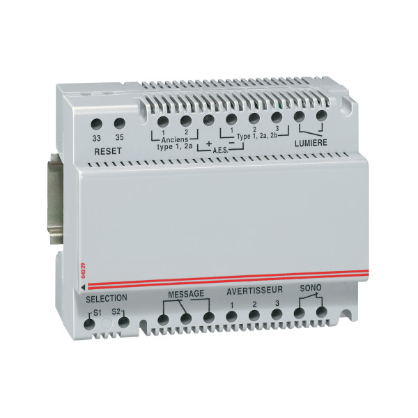 Coffret de gestion des asservissements - Lexic - 6 mod - Legrand - 004229