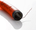 Gaine tpc Conduit DuoGliss®  Ø32mm avec tire-fils pour courants forts RAL2002 Couronne de 50m