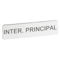 Etiquette autocollante pour boîtier 150x100x96 - '' Inter principal ''