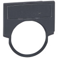 Osmoz étiquette - cadre + insert noir - modèle large