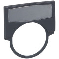 Osmoz étiquette - cadre + insert transparent - modèle large
