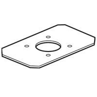 Plaque de renfort percée pour suspension -pour pupitre de commande Atlantic axis