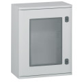 Coffret polyester Marina - IP66 IK10 - RAL 7035 - 820x610x300 mm - porte vitrée