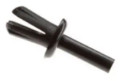 Rivet plastique - pour fixation colliers sur support - Ø perçage 5,5 à 6 mm