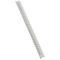 Réglette Mémocab - l 2,3 mm - écriture noire sur fond blanc - lettre majuscule L