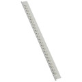 Réglette Mémocab - l 2,3 mm - écriture noire sur fond blanc - lettre majuscule Y