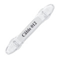 Etiquette repérage imprim laser pour câbles 31,7x9,5 mm