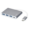 Legrand hub usb c vers 3xusb a et 1xusb c power delivery 10 cm gris