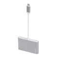 Legrand hub usb c vers 3xusb a et 1xusb c power delivery 10 cm gris