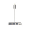 Legrand hub usb c vers 3xusb a et 1xusb c power delivery 10 cm gris