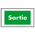 Plaque signalisation additionnelle Arcor - ''Sortie''