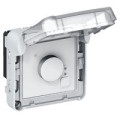 Thermostat électronique d'ambiance Legrand Plexo composable gris/blanc