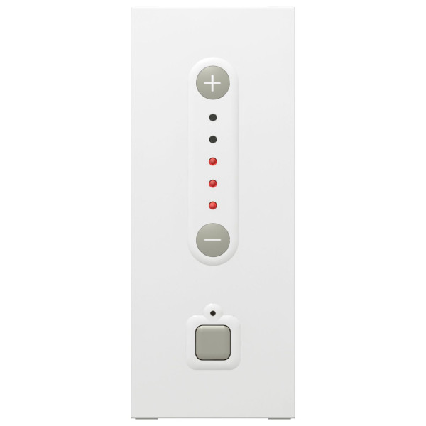 Interrupteur variateur Legrand Mosaic - 5 mod vert - avec neutre - 3 fils - 1000 W - blanc
