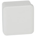 Boîte de dérivation carrée 80x80x45 étanche Legrand Plexo gris - face lisse - IP55/IK07- 650°C