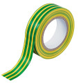 Ruban adhésif - PVC - 15 mm x 10 m - vert-jaune (blister)