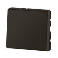 Mosaic poussoir 6a 2 modules composable noir mat