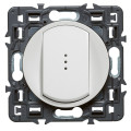 Interrupteur Simple Lumineux 10A - Blanc - Composable