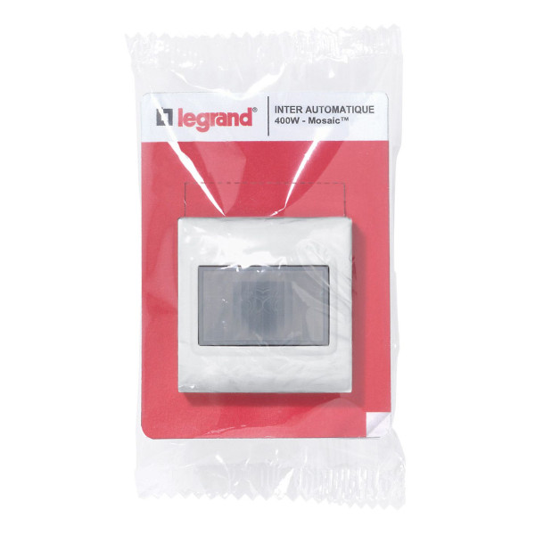 Interrupteur Automatique Sans Neutre - Blanc - 2 Modules - Composable