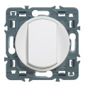 Poussoir Inverseur 6A - Blanc - Composable