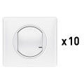 Commande sans fil Céliane With Netatmo - Lot de 10 pour éclairage et prises - Blanc