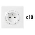 Lot de 10 Prises Connectées Dooxie With Netatmo 16A 3680W avec Suivi de Consommation