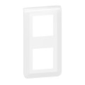 Legrand - mosaic plaque 2x2 modules montage vertical blanc