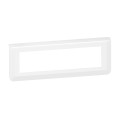 Legrand - mosaic plaque 8 modules montage horizontal blanc