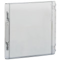 Porte transparente   xl³ 125 - ip 40-ik 09 pour coffret 2 rangées réf. 401 612