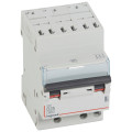 Disjoncteur dx³ 6000-auto/vis-3p-400v -25a-10ka-courbe d-départ tri-peigne hx³ opti 4p