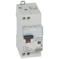 Disjoncteur différentiel monobloc DX3 6000 - vis/vis-u+n 230v~-16a-typehpi-30ma-10ka-courbe c-départ