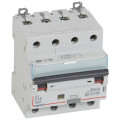 Disjoncteur différentiel DX³ 6000 -vis/vis- 4P 400V~16A - type Hpi - 30mA -10kA- courbe C - 4 M