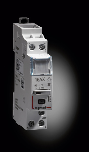 Télérupteur connecté Drivia silencieux 1P 16AX 230V~ 1 module With Netatmo