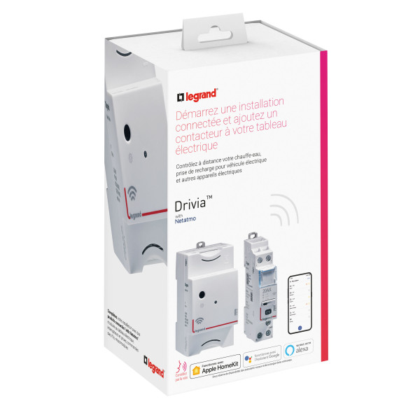 Pack de démarrage Drivia connecté : Module Control & Contacteur With Netatmo