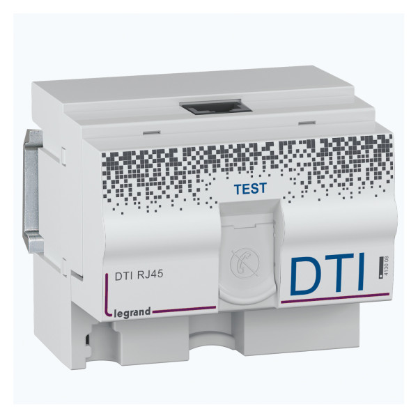 Dti format RJ45  pour coffret multimédia -  format modulaire - 4,5 modules